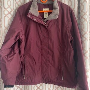 L.L. Bean Women's Maroon Ski Jacket